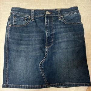 We the Free jean mini skirt